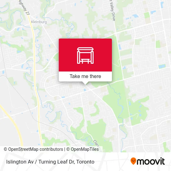 Islington Av / Turning Leaf Dr map