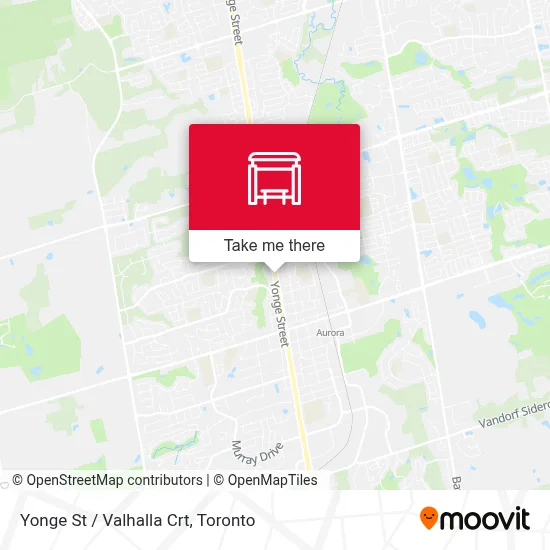 Yonge St / Valhalla Crt map