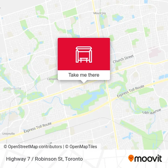 Highway 7 / Robinson St map