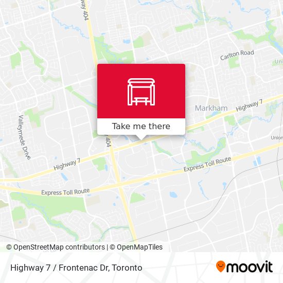 Highway 7 / Frontenac Dr map