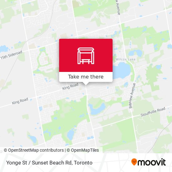 Yonge St / Sunset Beach Rd plan