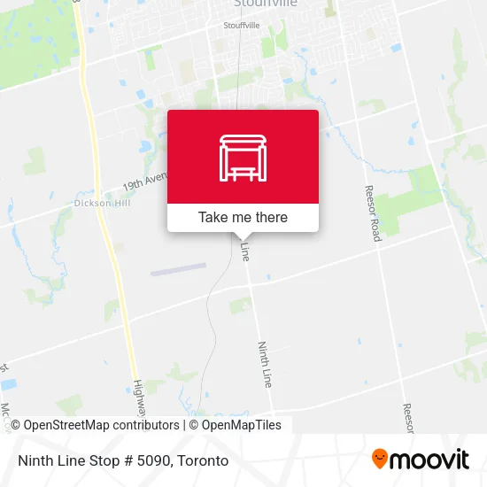Ninth Line Stop # 5090 map