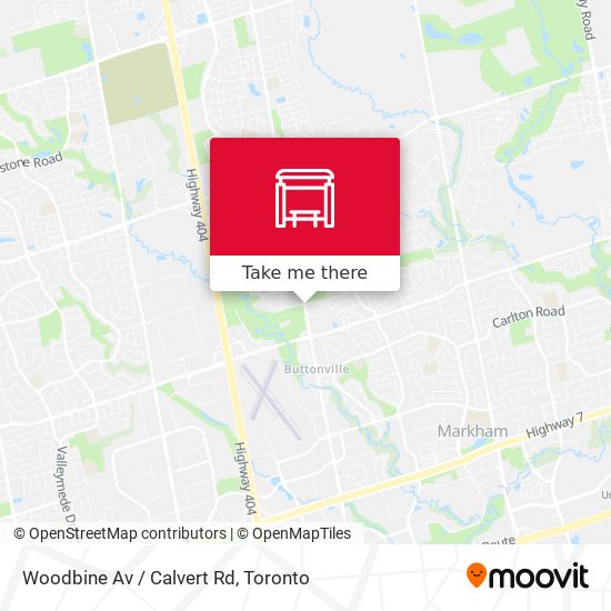 Woodbine Av / Calvert Rd map