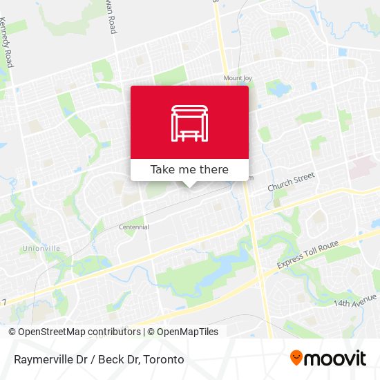 Raymerville Dr / Beck Dr map