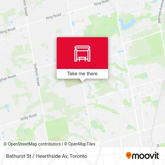 Bathurst St / Hearthside Av map