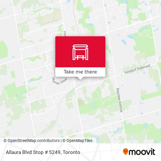 Allaura Blvd Stop # 5249 map