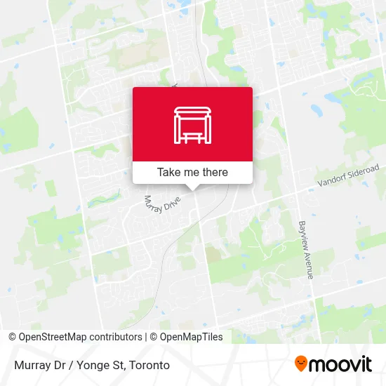 Murray Dr / Yonge St map