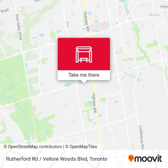 Rutherford Rd / Vellore Woods Blvd map