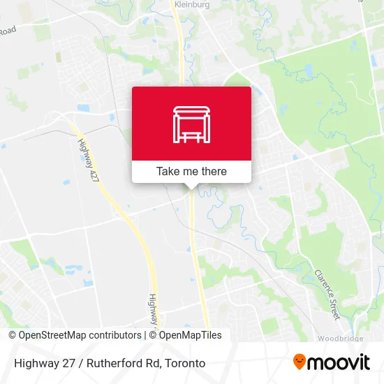 Highway 27 / Rutherford Rd map