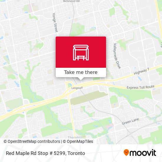 Red Maple Rd Stop # 5299 plan