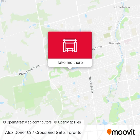 Alex Doner Cr / Crossland Gate map