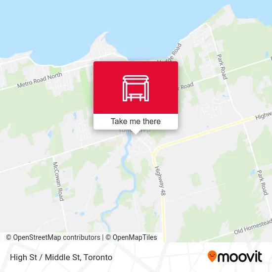 High St / Middle St map