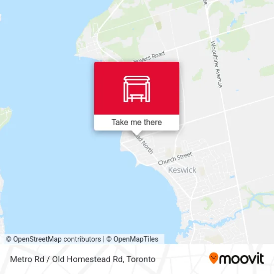 Metro Rd / Old Homestead Rd map