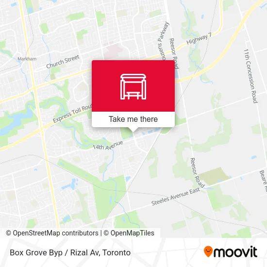 Box Grove Byp / Rizal Av map