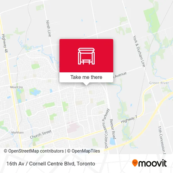 16th Av / Cornell Centre Blvd map