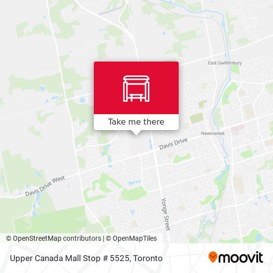 Upper Canada Mall Stop # 5525 map