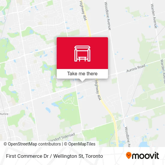 First Commerce Dr / Wellington St map