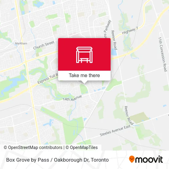 Box Grove by Pass / Oakborough Dr map