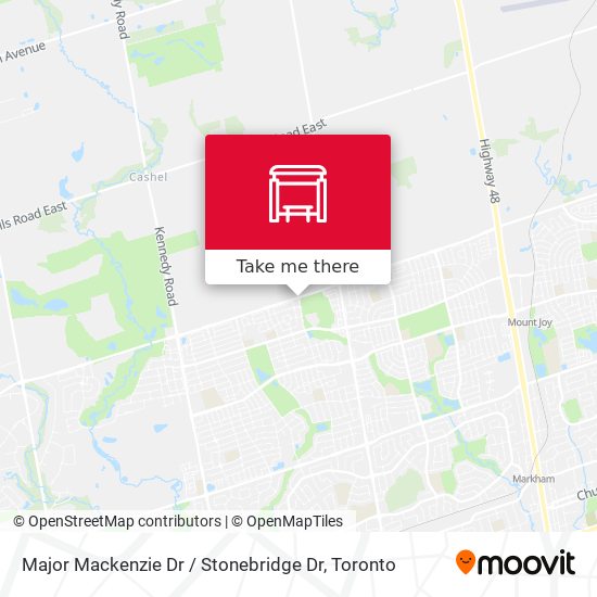 Major Mackenzie Dr / Stonebridge Dr plan
