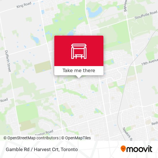 Gamble Rd / Harvest Crt plan