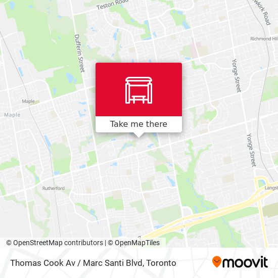 Thomas Cook Av / Marc Santi Blvd map