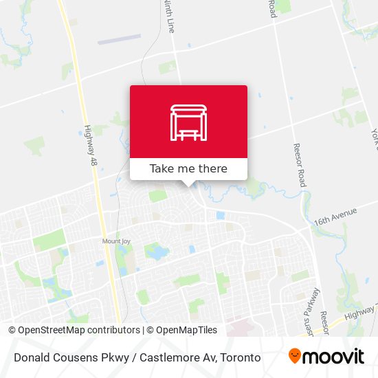 Donald Cousens Pkwy / Castlemore Av plan