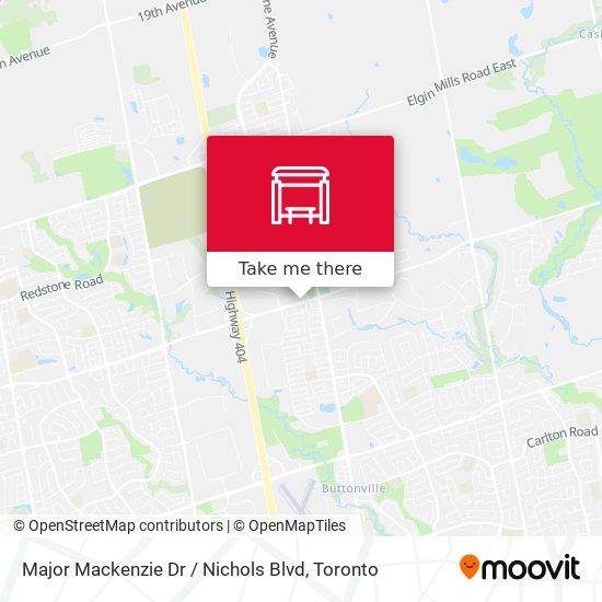 Major Mackenzie Dr / Nichols Blvd plan
