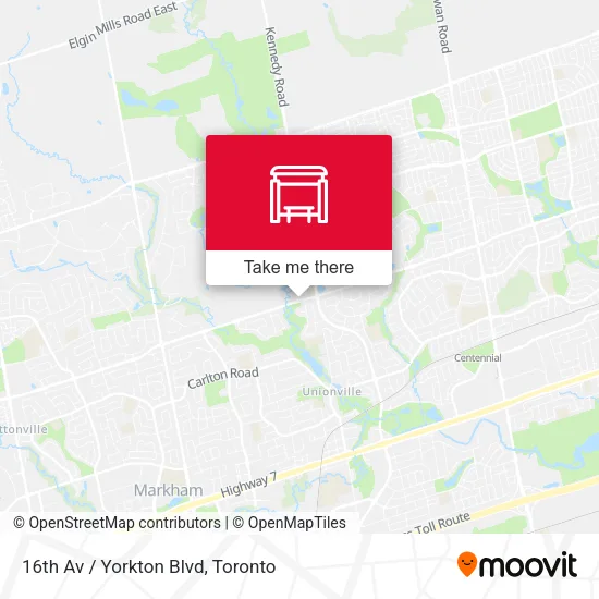 16th Av / Yorkton Blvd map