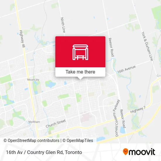 16th Av / Country Glen Rd map
