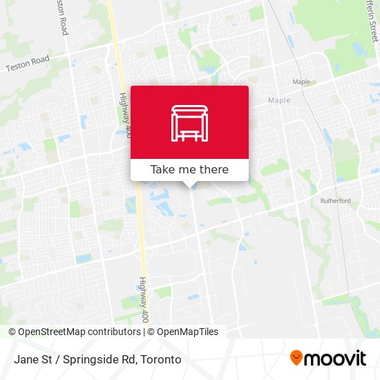 Jane St / Springside Rd plan