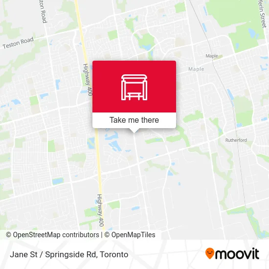 Jane St / Springside Rd map