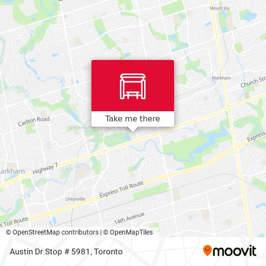 Austin Dr Stop # 5981 map