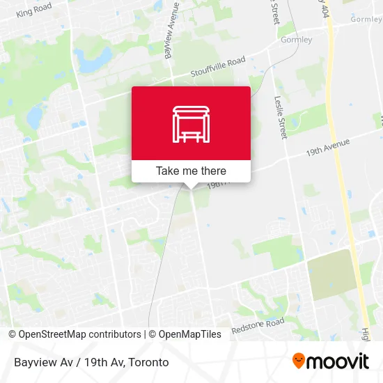 Bayview Av / 19th Av map