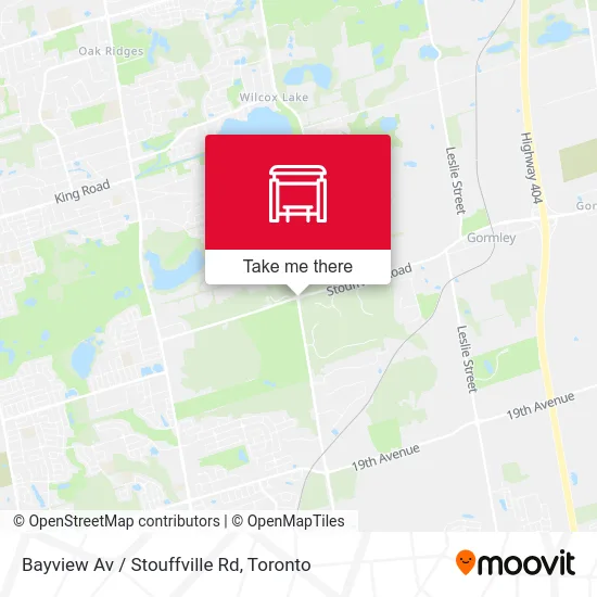 Bayview Av / Stouffville Rd map
