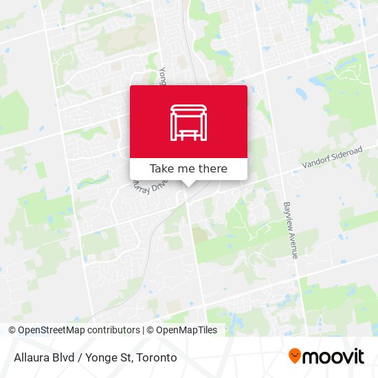 Allaura Blvd / Yonge St map