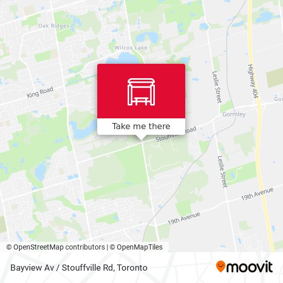Bayview Av / Stouffville Rd map