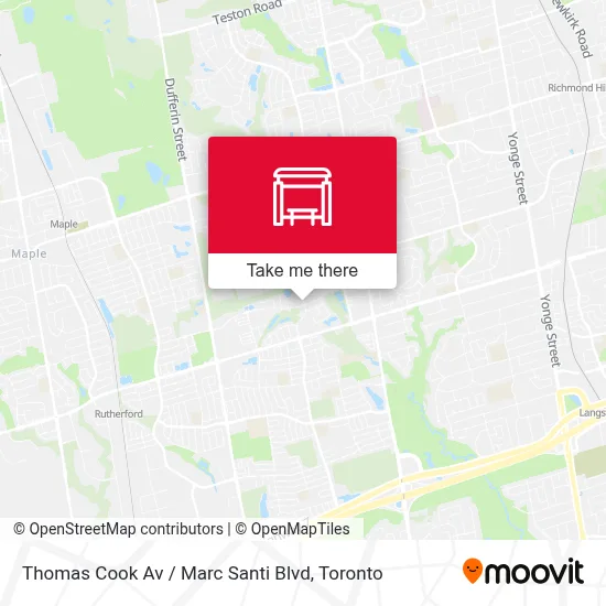 Thomas Cook Av / Marc Santi Blvd map