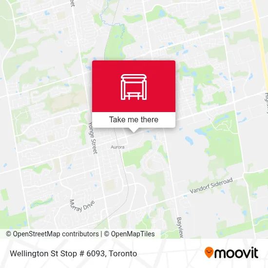 Wellington St Stop # 6093 map