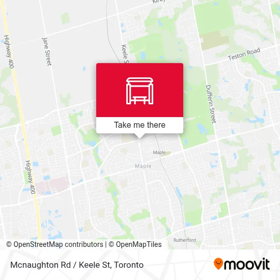 Mcnaughton Rd / Keele St map