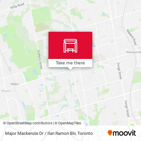 Major Mackenzie Dr / Ilan Ramon Blv map