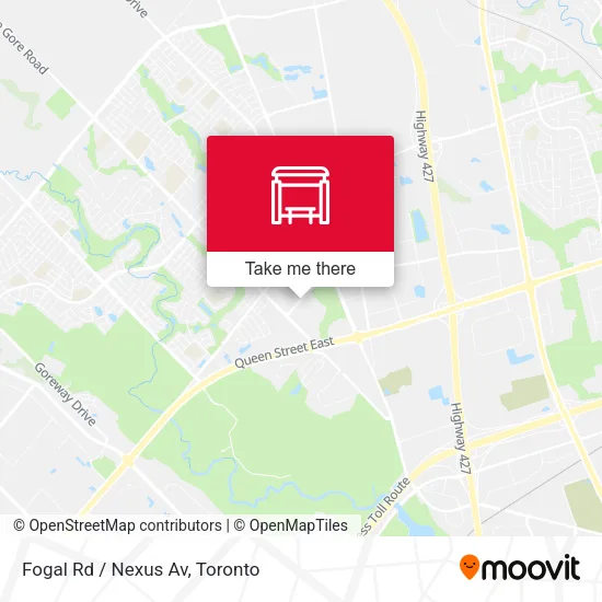 Fogal Rd / Nexus Av map
