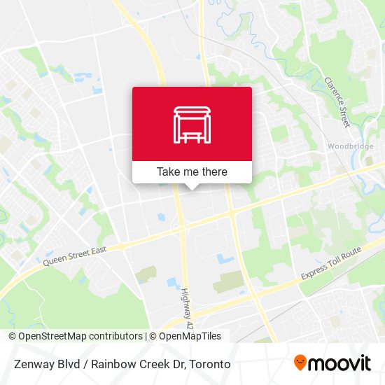 Zenway Blvd / Rainbow Creek Dr map