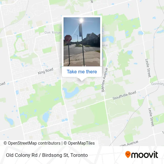 Old Colony Rd / Birdsong St map