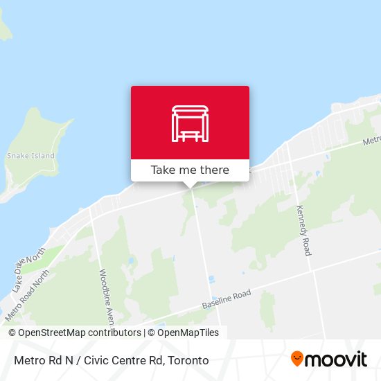 Metro Rd N / Civic Centre Rd plan