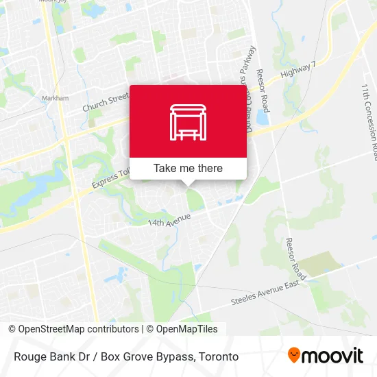 Rouge Bank Dr / Box Grove Bypass map