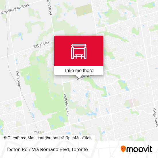 Teston Rd / Via Romano Blvd map