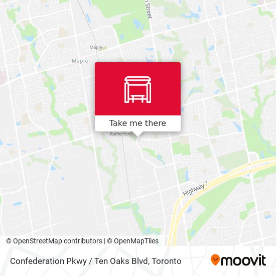 Confederation Pkwy / Ten Oaks Blvd plan
