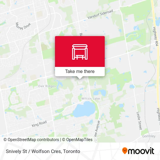 Snively St / Wolfson Cres map