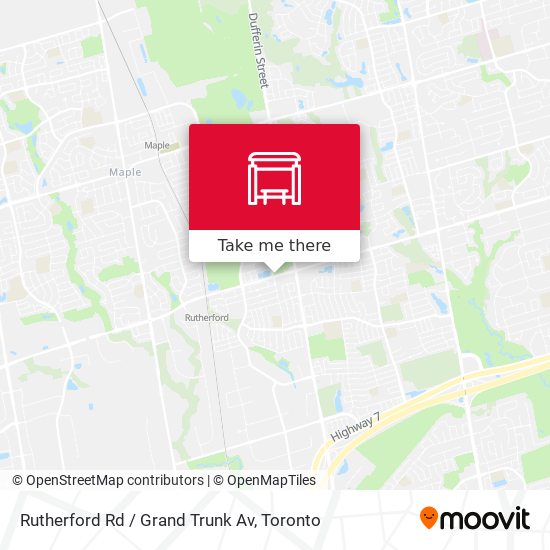 Rutherford Rd / Grand Trunk Av map