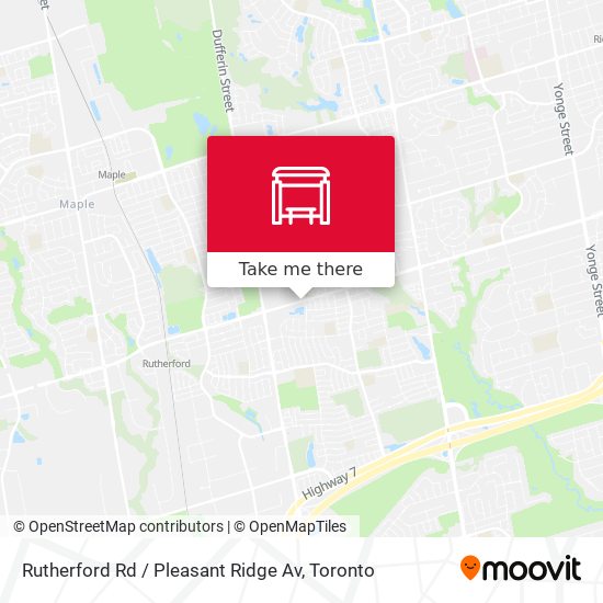 Rutherford Rd / Pleasant Ridge Av plan